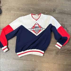 Nike Men's Tri-Color Crewneck Sweater